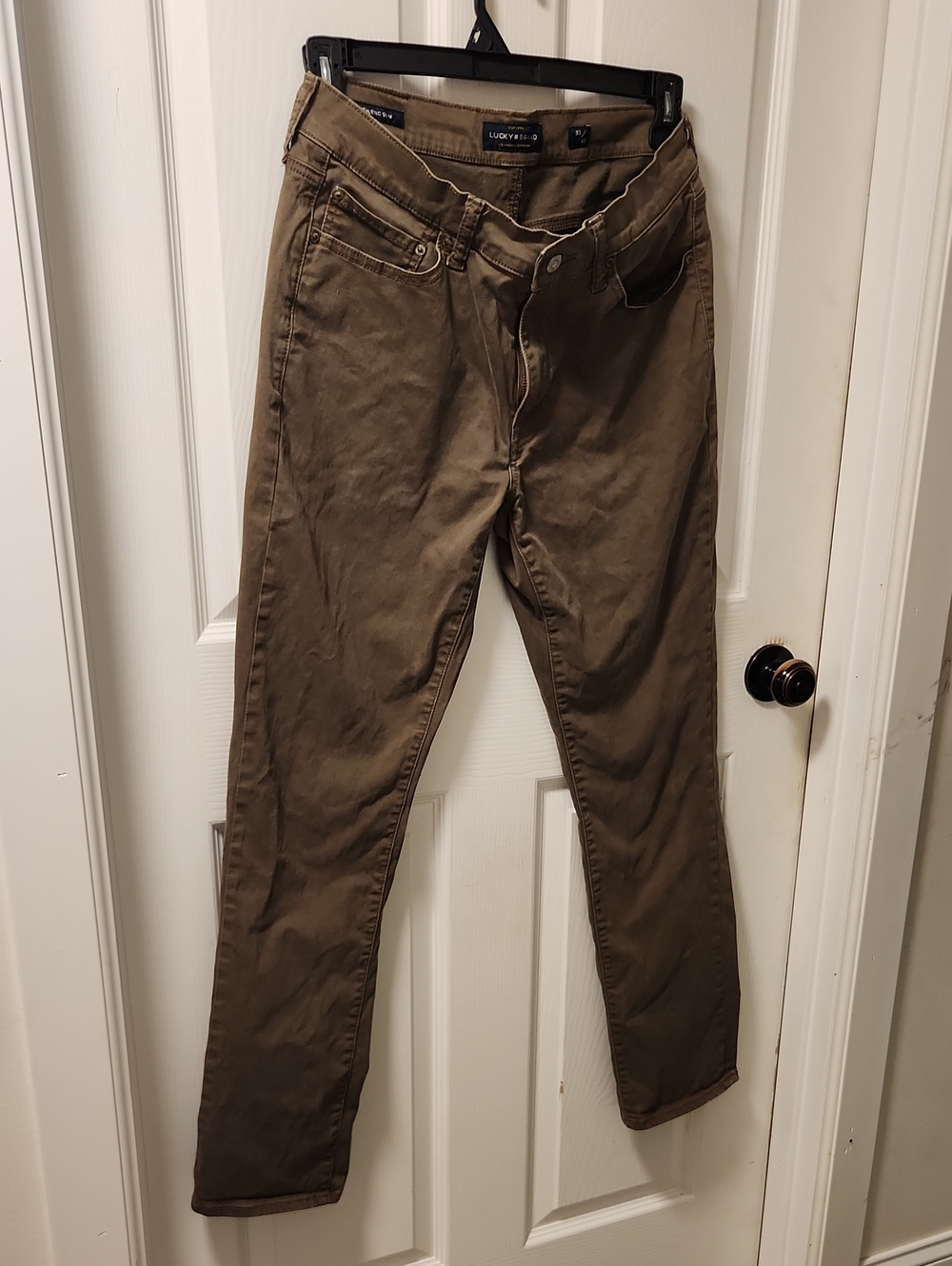 Lucky Brand Olive-Tone Men's Chinos